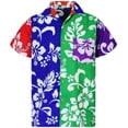 thumbnail image 4 of V.H.O. Funky Hawaiian Shirt, Shortsleeve, Mondy Hibiscus, Multicoloured, L, 4 of 4