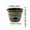 Brown, variant on Pots-For-Plant-Outdoor, Large Plastic Self Watering Flower Pots Plastic Wine Barrel Planters Plant Pots With Drainage Hole And Saucer, Decorative Indoor Flower Pot For House Garden Porch