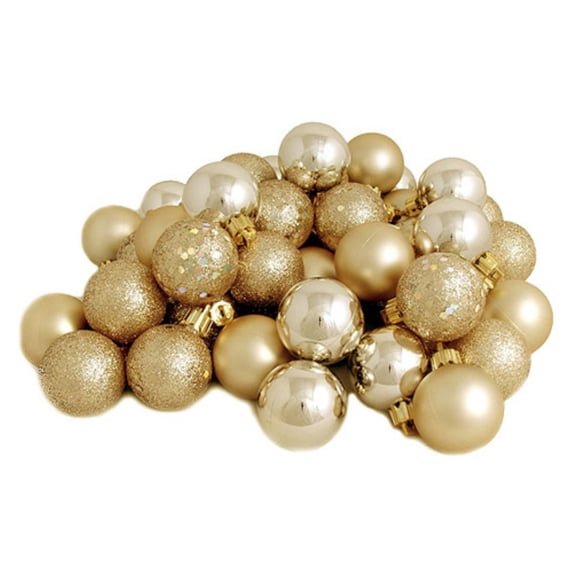 Northlight 4 Finish Shatterproof Christmas Ball Ornament - Set of 60