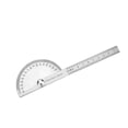thumbnail image 1 of 0-180 Degree Angle Finder, Stainless Steel 0-180 Degree Protractor Ruler Arm Measuring Ruler Round Head  Scale Angle Finder Adjustable Tool, 1 of 8