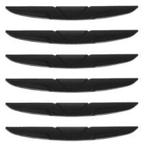 LULULION 6Pcs Car Door Ding Protector Silicone Black Thickened Design for Car Maintenance