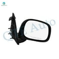 thumbnail image 3 of Right Passenger Side Manual Foldaway View Mirror Chrome/Convex+Warning Black Textured For 2002-2008 Dodge RAM 1500, 3 of 7