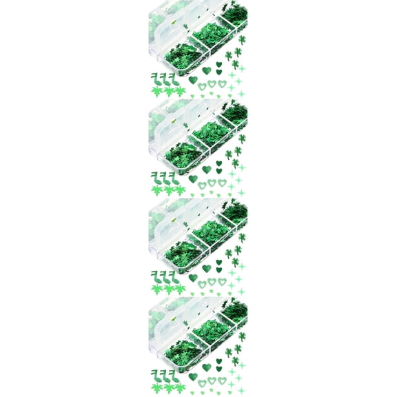 unbranded 12 Boxes St. Patricks Day Nail Art Charms Nail Decals Manicure DIY Nail Decors