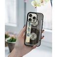 thumbnail image 5 of WIRESTER Shockproof Soft Rubber Cover Case for Apple iPhone 16 Pro 6.3" 2024, Retro Clear Cassette Tape Hip Hop, 5 of 5