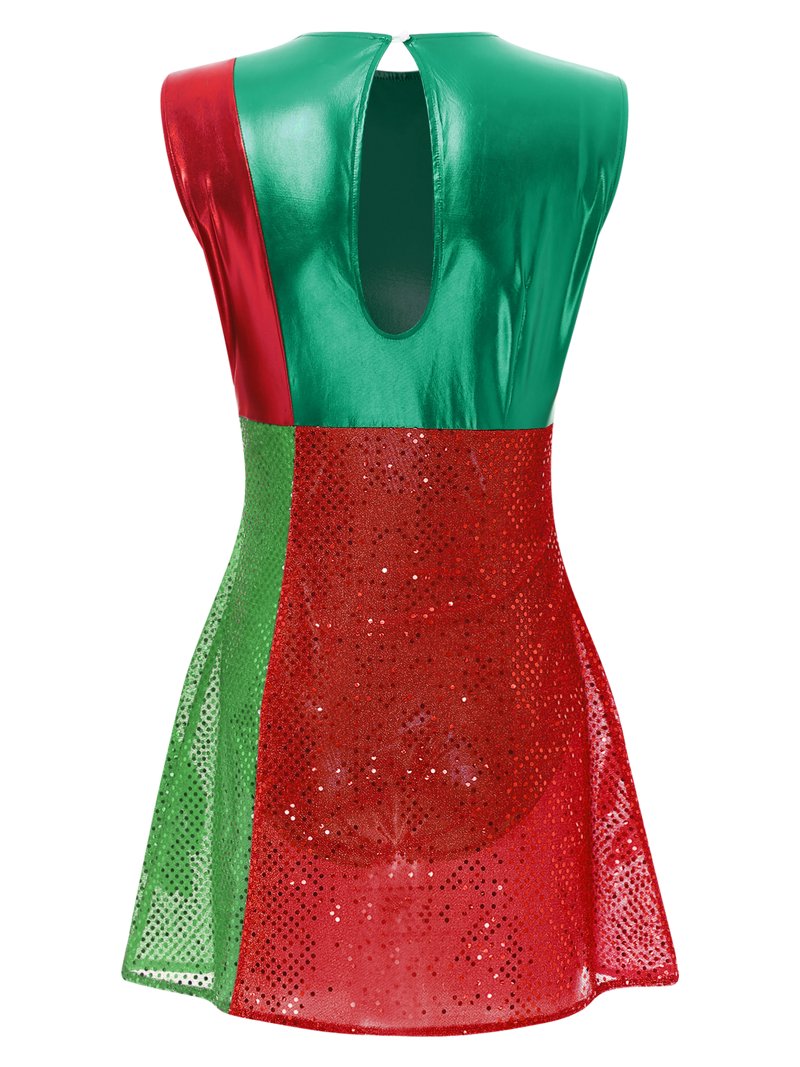 candy cane sequin dress Sequin Christmas Dress: Candy Cane Party Attire, Holiday Attire