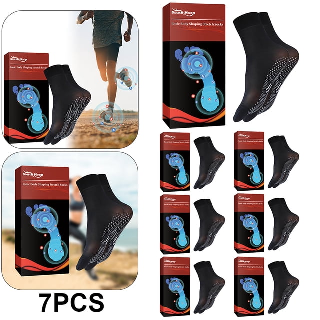 Calcetines Elásticos Moldeadores Cuerpo Iones Turmalina Calcetines Elásticos para El Cuidado Los Pies Calcetines Elásticos Antideslizantes Transpirables Cómodos