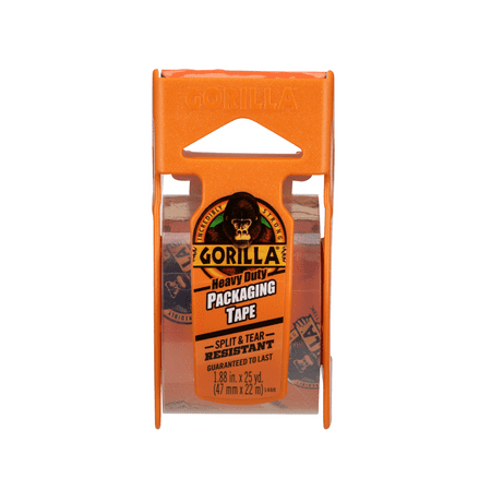 UPC: 0052427603401 | Gorilla Heavy Duty Clear Packaging Tape  Clear Color 25 Yard Roll