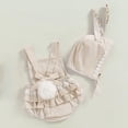 thumbnail image 7 of XIMIN Toddler Baby Girls Easter Outfit Romper/Dress Sleeveless Bunny Ear Sister Mathing Clothes with Tail, 7 of 7