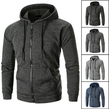 New 54l Mens Suit - New Men Autumn Winter Hoodie Sweat Coat Jacket Top Zip Outwear Hip Hop