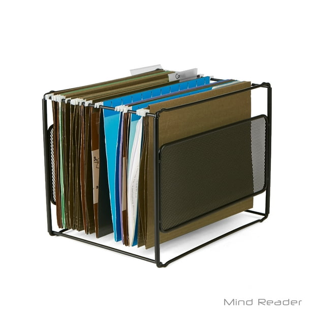 Mind Reader Desktop File Folder Organizer Box 75 File Folders