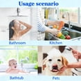 thumbnail image 2 of 36-level filtered shower head, contains vitamins, suitable for hard water, comes with 3 cartridges, high-output universal shower head soft water filter, can remove skin itching, dandruff, and eczema, 2 of 4