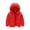 Red, variant on KYAIGUO Toddler Kids Hooded down Jackets for Boys and Girls Premium Lightweight down Puffer Jacket with Pockets,Zipper Coat for 6-12 Years Old