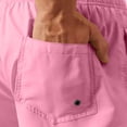 thumbnail image 5 of DDAPJ pyju Mens Drawstring Running Shorts Solid Athletic Shorts Lightweight Quick Dry Workout Gym Shorts with Pockets Pink XXL, 5 of 7