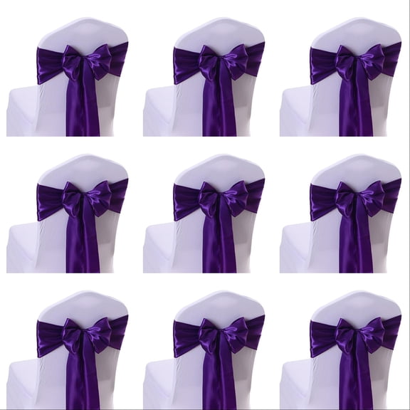 Chair Sashes Bows Stretch Bands Satin Ribbons for Wedding Party Decorations Banquet Events Hotel Home Kitchen Chair Covers Tie Back Decoration Bowless Design Living Room Bedroom Silk Material