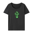thumbnail image 1 of Camiseta para mujer Strade Fareast Limited verano Suave Cuello Redondo Camisa para Playa Viaje Calle XL gris, 1 of 7