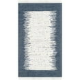 thumbnail image 4 of SAFAVIEH Montauk Tennyson Braided Border Cotton Area Rug, Ivory/Navy, 6' x 9', 4 of 8