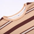 thumbnail image 6 of Hienoo Men's Striped T-Shirt Short Sleeve Crewneck T Shirt Casual Active Tee, 6 of 7