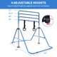 thumbnail image 2 of Barra de gimnasia horizontal multifuncional ajustable de altura para niños con anillos de oso, 2 of 5