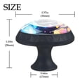 thumbnail image 4 of 4 Pcs Dog Paw Prints Knobs for Kitchen Cabinet Cupboard Dresser Bookcase Drawer Pulls Handles Round Home Decor, 4 of 8