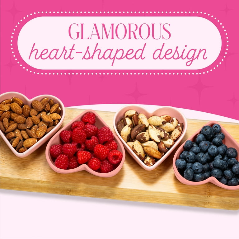Paris Hilton London Collection 5-Piece Stoneware Ceramic Heart Dip