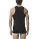 thumbnail image 3 of adidas Camiseta interior para hombre, paquete de 2 - Ergonomic Tank Top 2PK, Active Flex Cotton, sin mangas, lisa Negro M (Medium), 3 of 4