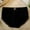 Black, variant on HUPOM Period Underwear For Women Silk Underwear For Women Medium waist Elastic Waist Solid Briefs Black M