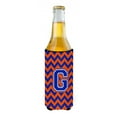 thumbnail image 2 of Carolines Treasures CJ1044-GMUK Letter G Chevron Orange and Blue Ultra Beverage Insulators for slim cans  Slim Can, 2 of 2