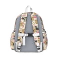 thumbnail image 3 of Yorkie Dog and Flower Backpack for School,Cute School Bag,Schoolbag with Adjustable Shoulder Straps & Padded Back,13.4"x11"x4.7", 3 of 6