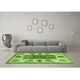 thumbnail image 3 of Ahgly Company Indoor Square Abstract Green Modern Area Rugs, 3' Square, 3 of 4