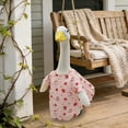 thumbnail image 4 of EGNMCR Home Decor, Room Decor, Wall Decor Spring Summer Idyllic Gooses Outfits Gooses Statue Patio Dress Patio Gooses Outfits Hat Set For 23In Statue Patio Garden Decoration Polyester Statue, 4 of 6