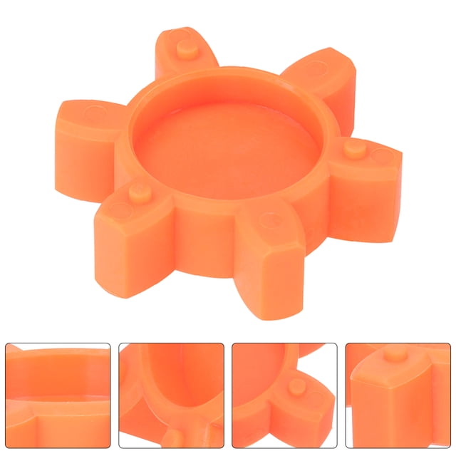 HINTRMENT Machine Coupling Accessory Plum Shape Coupling Pad Orange 1Pack