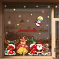 thumbnail image 7 of Large Christmas Window Sticker Santa Claus Elk Decorative Glass Cling for Doors Windows Store Displays and Home Decor Christmas Winter Decoration, 7 of 7