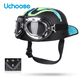 thumbnail image 2 of 2023Uchoose DS Gorra de béisbol Casco Cascos retro Verano Motocicleta Casco Vintage Cara abierta Scooter Cruiser Chopper Gangster, 2 of 5