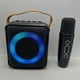 thumbnail image 2 of Micrófono Portátil de Audio Bluetooth Multifuncional Lámpara de LED Colorida Altavoz de Karaoke para el Hogar 1 Micrófono, 2 of 5