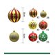 thumbnail image 3 of Juego de 30 Bolas de Navidad de 6 cm JanHm, 3 of 4