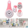 thumbnail image 1 of Reloj de pared para baño NQ Rosa Impermeable silencioso, 1 of 4