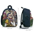 thumbnail image 2 of Gorillaz Small Backpack Lightweight & Durable School Bag Large Capacity Printed Rucksack Schoolbag, 2 of 6