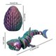 thumbnail image 3 of Adorno de Tiburón para Pecera | Figura Articulada de Tiburón de Plástico con Huevos | Modelo Realista de Pie | Fácil de Limpiar | Regalo Educativo para Niños y Coleccionistas, 3 of 5