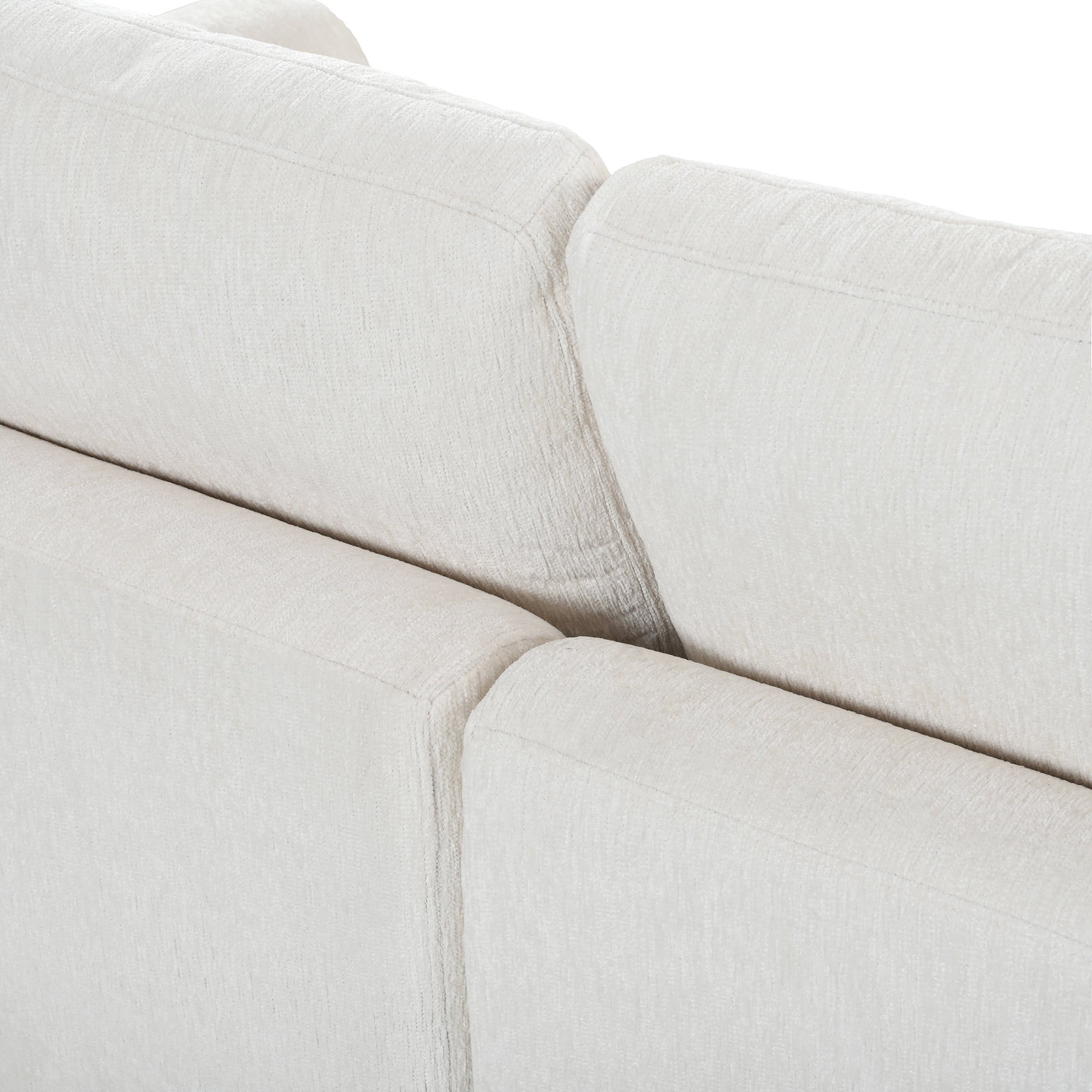 Leumius 72.8" Loveseat Sofa,Chenille Deep Seat Upholstered 2-Seater Sofa Couch with Solid Wood Frame & Accent Pillow for Living Room,Apartment,Bedroom,Beige