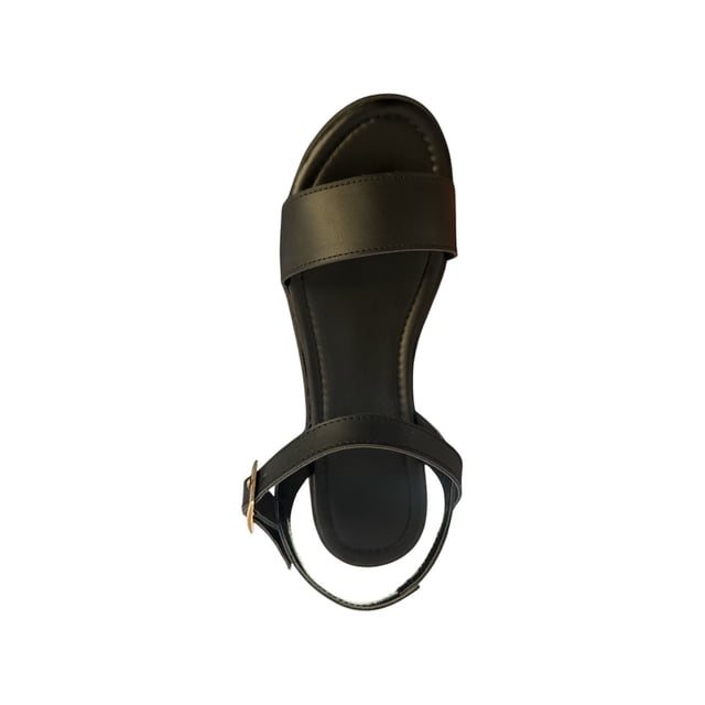 Sandalia Casual C San Crispin Para Mujer, 709 Con Correa Ajustable Negro Talla 24