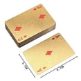 thumbnail image 5 of Golden Playing Cards For Adults - High-Grade & Long-Lasting Poker Cards | Poker Cards, Waterproof Playing Cards Pvc Premium Plastic Golden 2 Deck Of 54 Cards In Each Deck | Use For Party & Game, 5 of 5