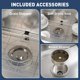 thumbnail image 5 of Stainless Steel Single Bowl Sink 24 x 18 Inch cm de Profundidadrop In Top Mount Sink Single Bowl Stainless Steel con Sliding Accessories 16 Gauge Stainless Steel Sink Profundo Single Bowl..., 5 of 8