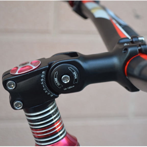 WEUVEB 1Pc Aluminum Alloy Stem Riser for Bikes, Black, Easy to Install, Designed for Comfortable Riding and Waist Pressure Relief