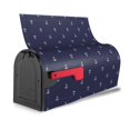 thumbnail image 4 of Fotbe Anchor Heart Blue Mailbox Covers Post Letter Box Cover Garden Decor Standard Size-25.5x21 in, 4 of 9