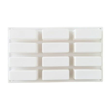 

GENEMA Silicone Soap Molds Block Mouldd Jelly Pudding Chocolate Molds for Making Soaps