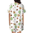 thumbnail image 3 of Bixox Women's Tree Squirrel Printed Pajama Set 2 Piece Lounge Set Top and Shorts Soft Pajamas, Shorts with Pockets, 3 of 7