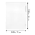 thumbnail image 2 of Miangastore Document Holder Receipt Organizer PP White Adults Office 1Pack, 2 of 9