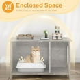 thumbnail image 4 of Cat Litter Box Enclosure, Grey, 4 of 5