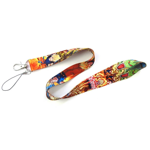 yhrhredfjh anime dragon ball z cute lanyard for keys id holders keychain  neck straps