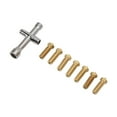 thumbnail image 1 of Extruder Nozzles,  Brass 3D Printer Nozzle Kit Different Sizes  For Printers, 1 of 8